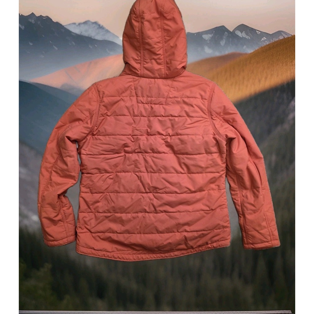 Carhartt Women's Utility Midweight Insulated Jacket Orange Earthen Clay Large - Picture 9 of 9